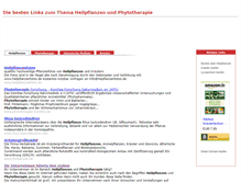 Tablet Screenshot of heilpflanzen-phytotherapie.de